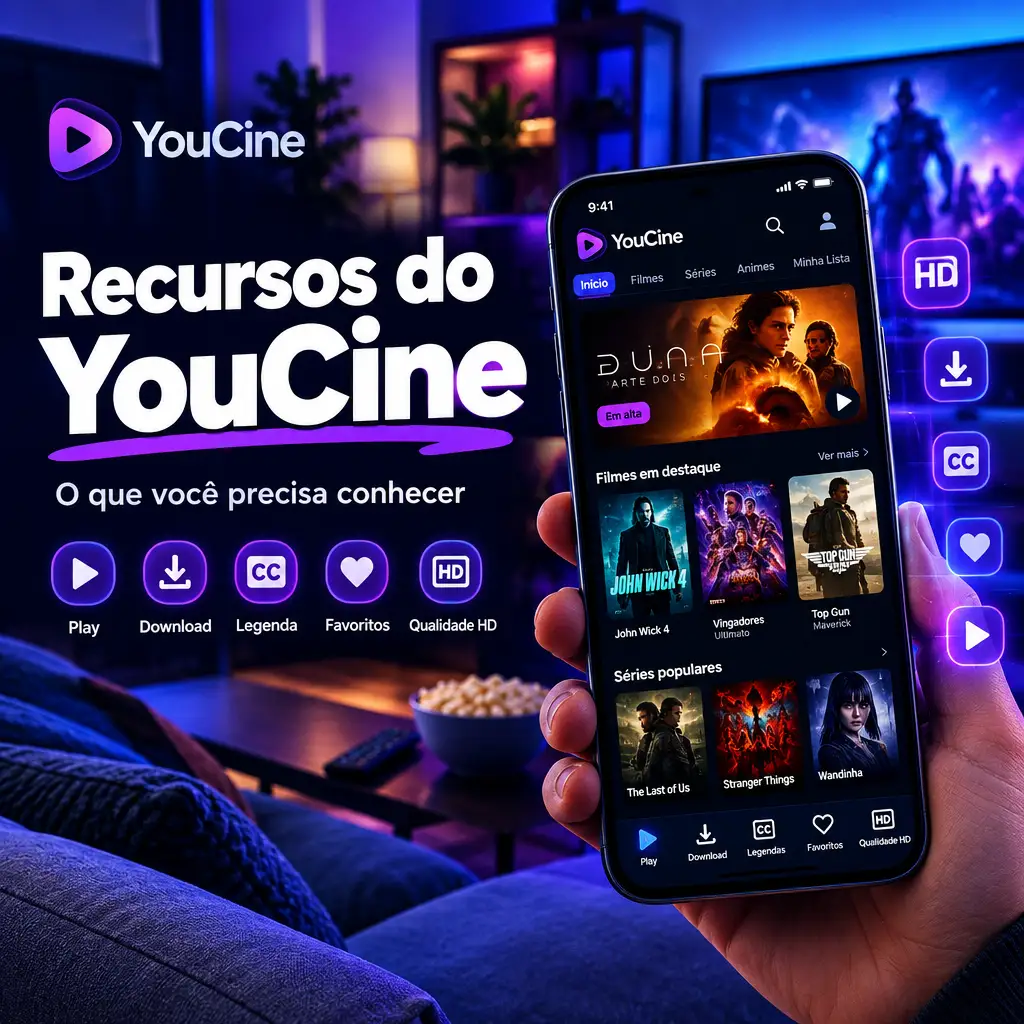 Principais recursos do YouCine que você deve conhecer
